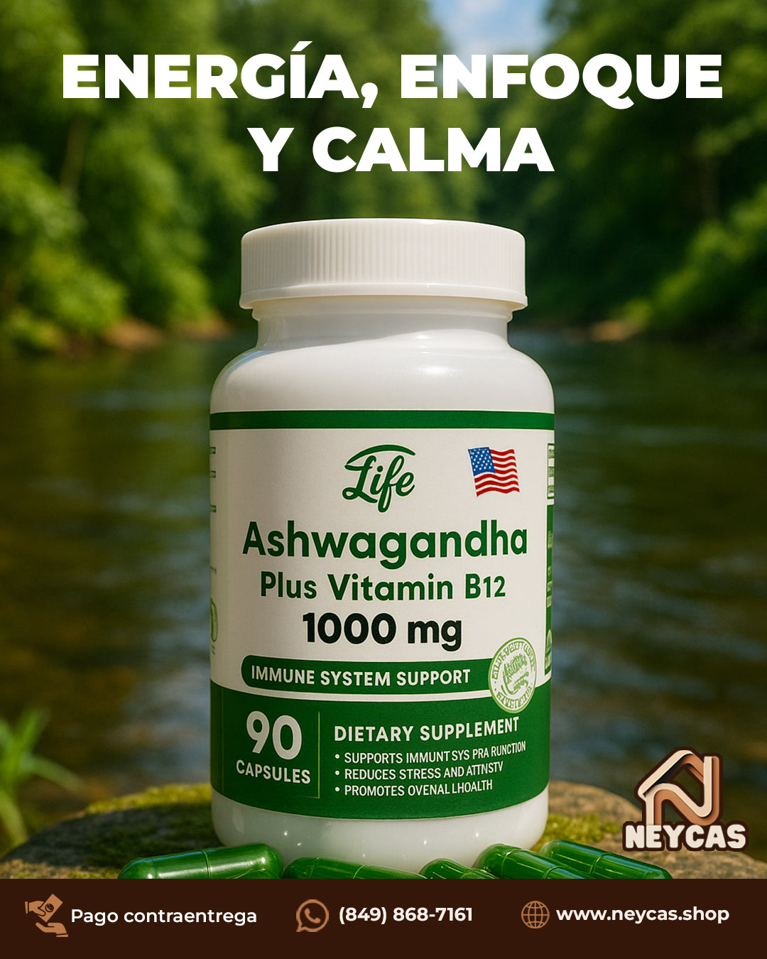 Ashwagandha Life™ | Suplemento Antiestrés Natural