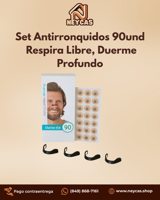 ¡Set Antirronquidos 90: Respira Libre, Duerme Profundo! 😴🌙