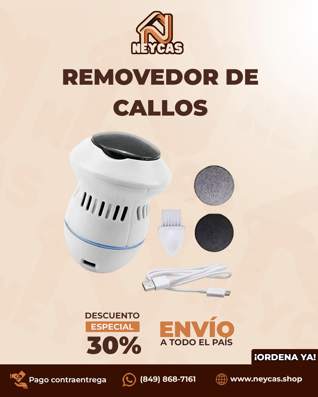 Removedor de Callos PediLux™ | ¡Pies suaves sin salir de casa! Removedor de Callos con Succión