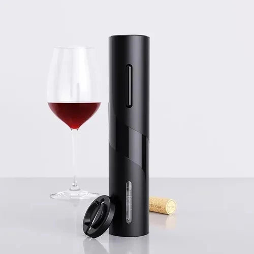 DESTAPADOR DE VINOS AUTOMÁTICO JUEGO DE 4 PIEZAS - SACA CORCHOS, DESTAPADOR, DISPENSADOR Y SELLADOR.