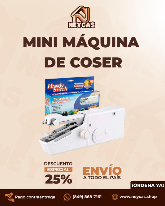 Mini Máquina De Coser Pórtatil MiniStitch™ | ¡Cose al instante estés donde estés con esta mini máquina portátil!