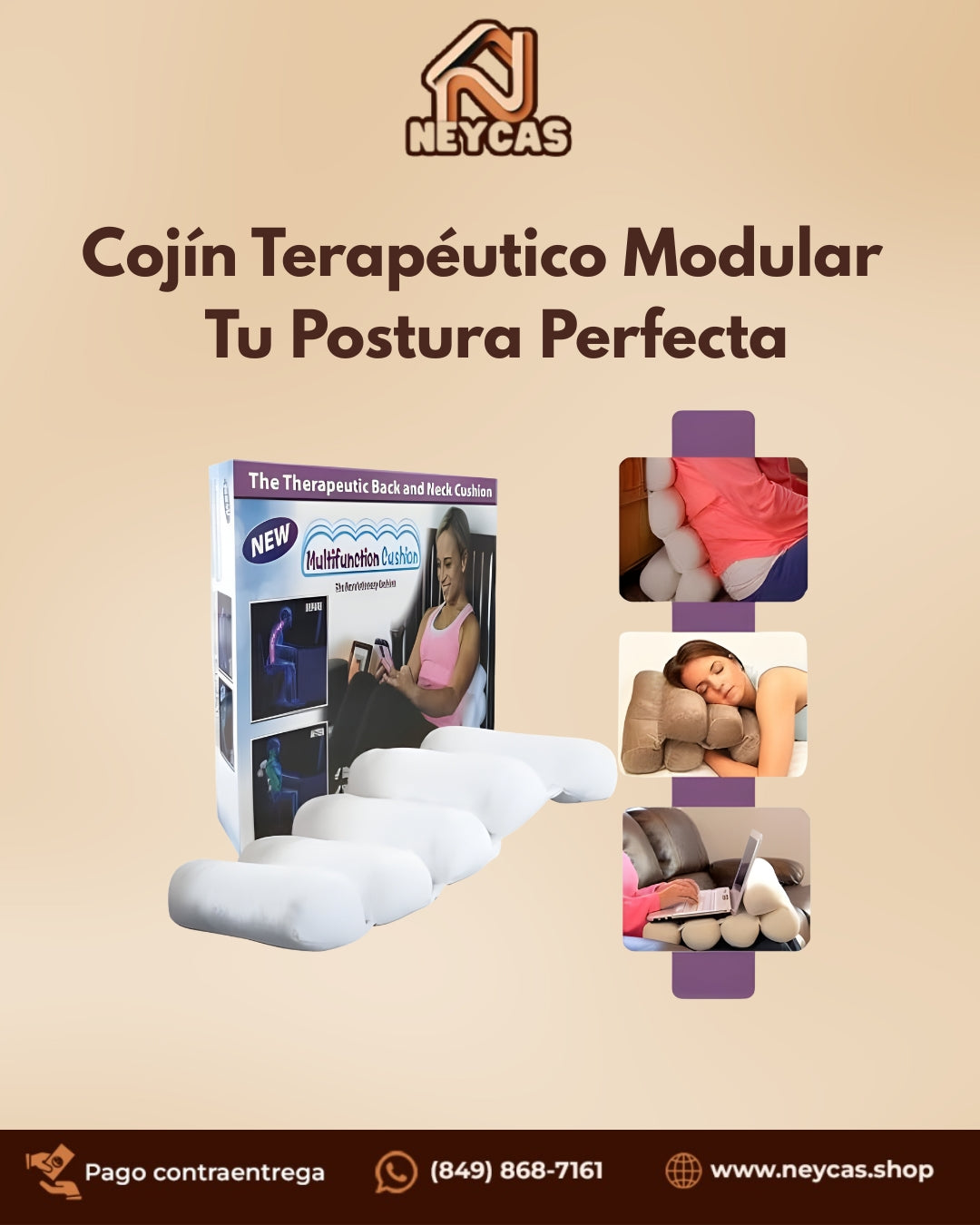 Cojín Terapéutico Multifunción | Descansa mejor, vive mejor