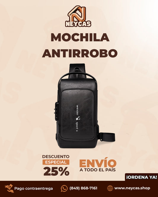 Mochila Antirrobo UrbanaSafe™ |  Estilo y Protección en una Sola Mochila – Ideal para Moto, Oficina o Viaje