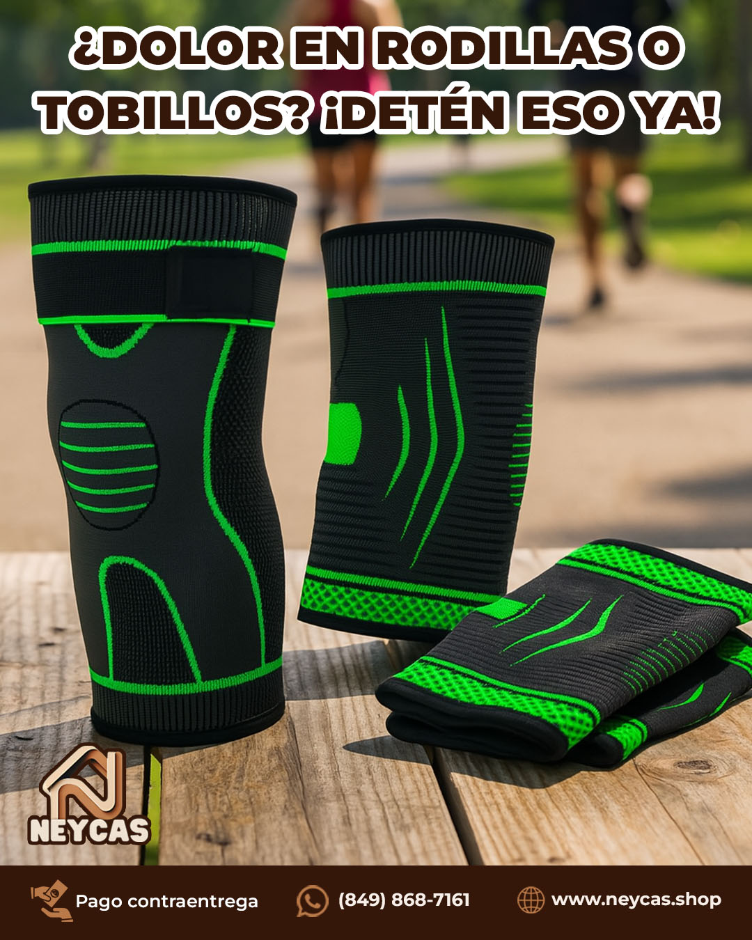 Combo 2 Rodilleras y 2 Tobilleras FlexRecover™ | Entrena sin miedo: soporte total para tus rodillas y tobillos