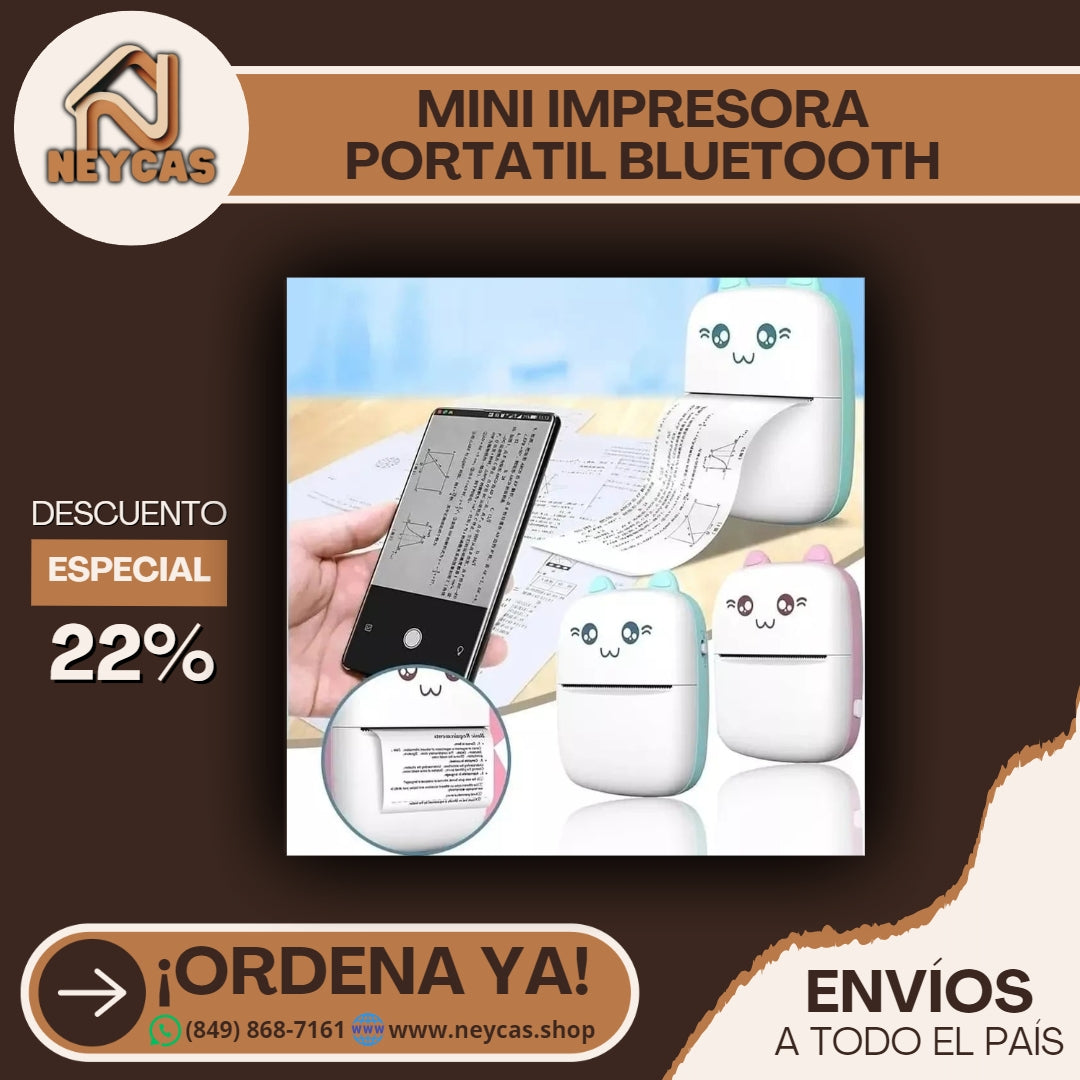 MINI IMPRESORA PORTATIL BLUETOOTH