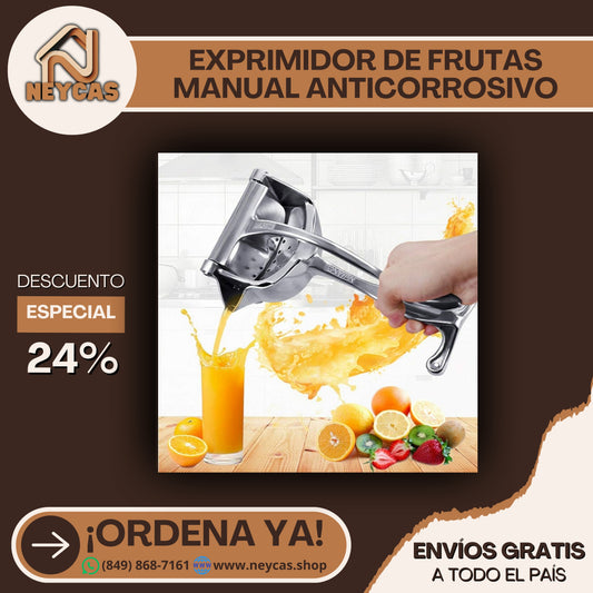 Exprimidor y Colador de Frutas Manual | Material Anticorrosivo