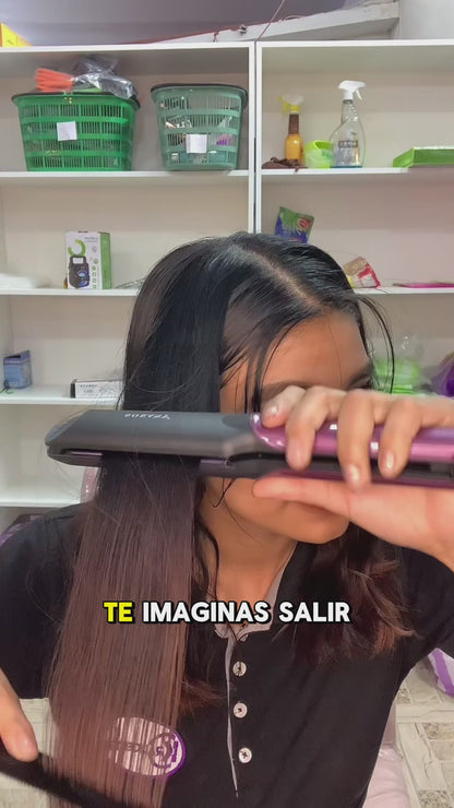 Combo arréglate en casa: Plancha de pelo Sokany + Cepillo One Strep GlamTouch™ | ¡Transforma tu look en minutos con el Combo Arréglate en Casa!