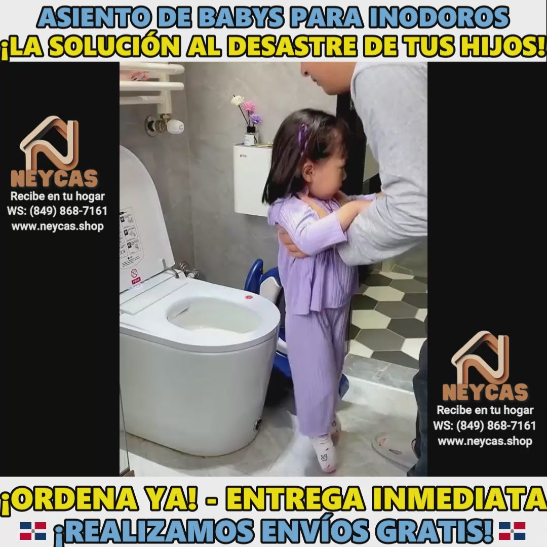 ASIENTO DE INODOROS PARA NiÑOS CON ESCALERA - CALIDAD SUPERIOR