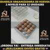 Cargar y reproducir vídeo en el visor de la Galería, BANDEJA DE HUEVOS DOBLE 32 HUEVOS, COLOR BLANCO DE 2 NIVELES