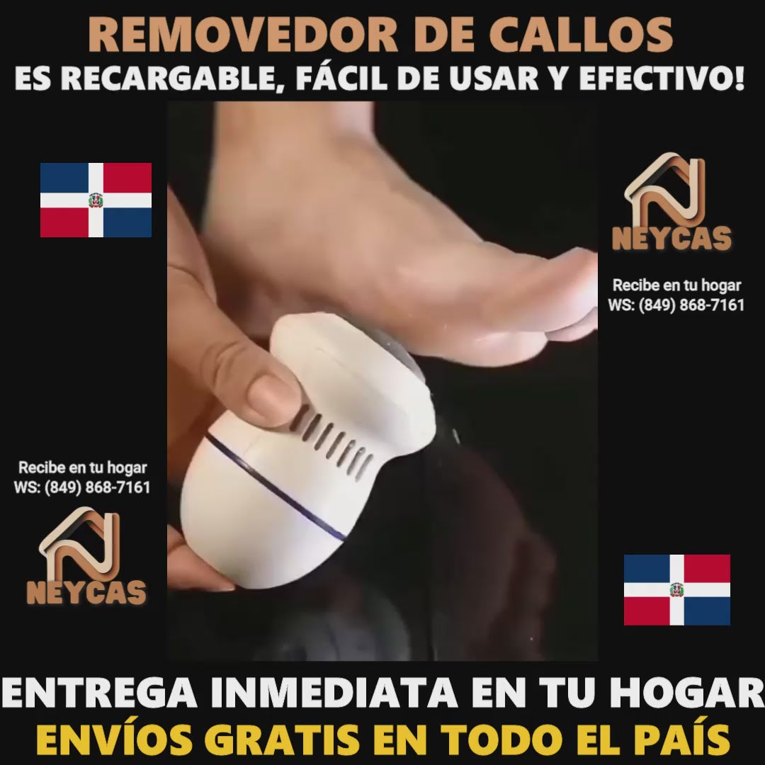 REMOVEDOR DE CALLOS AUTOMÁTICA Y RECARGABLE