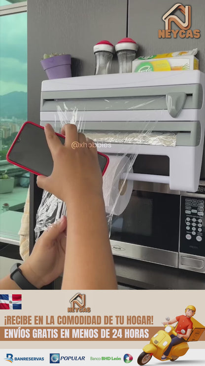 Dispensador papeles y estante de Cocina | Eleva el nivel de tu cocina