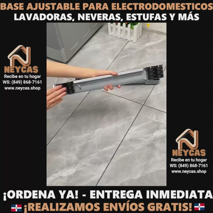 BASES AJUSTABLES PARA MOVER ELECTRODOMESTICOS CON FRENOS